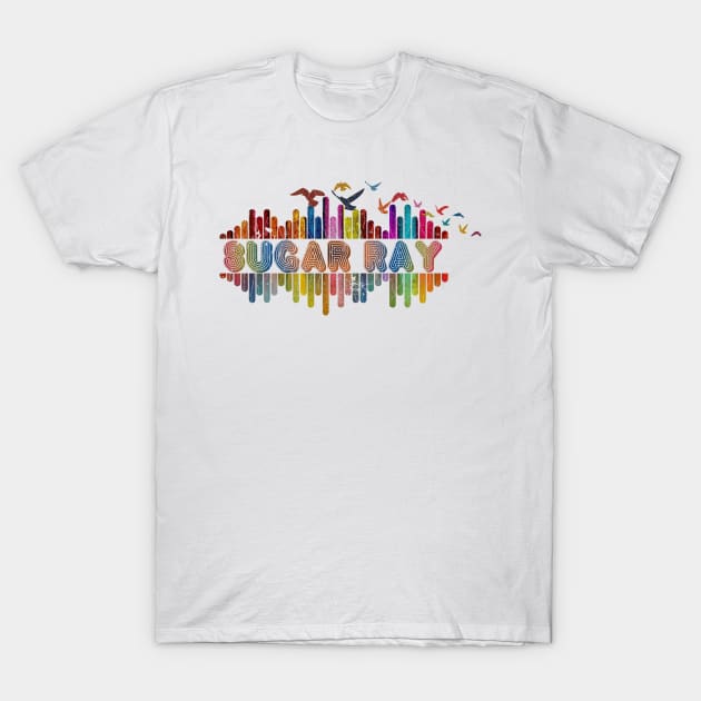 Tone Color Wave With Name-Sugar Ray T-Shirt by Mysimplicity.art